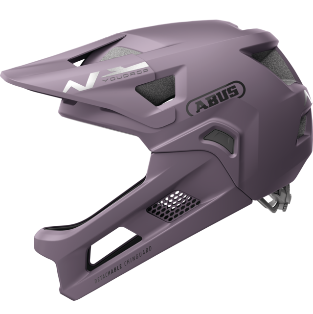 Casque VTT ABUS YOUDROP FF Junior Salt Violet