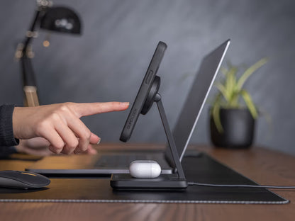 Double Chargeur à induction de bureau QUADLOCK MAG