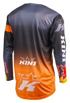 Maillot O'NEAL MXC Kini Red Bull 2.0 Manches Longues Gris/Orange - vue dos
