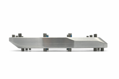 Pédales Plates HXR COMPONENTS AXE ACIER Brut