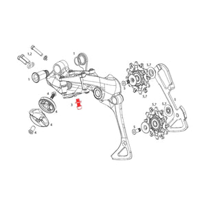 Vis de Fixation pour Cable de Dérailleur Arrière SRAM XX1 1x11V #11.7518.015.000
