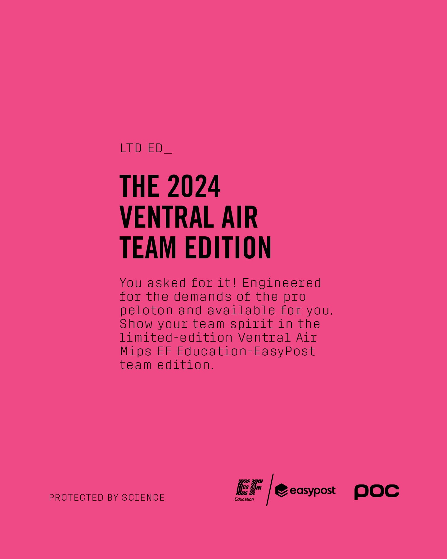 Casque Route POC VENTRAL AIR MIPS EF Race Team LIMITED Rose