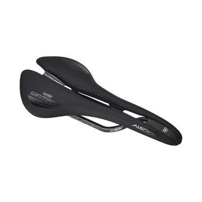 Selle SELLE SAN MARCO ASPIDE SUPERLEGGERA OPEN FIT WIDE Rails Carbone
