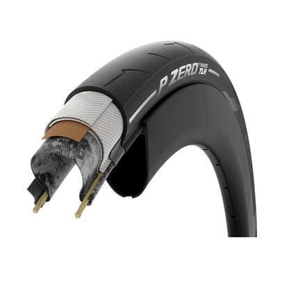 Pneu PIRELLI P ZERO RACE TLR Tubeless Ready Marron