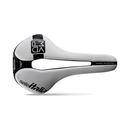 Selle SELLE ITALIA FLITE BOOST SUPERFLOW L Rails Carbone - Édition Spéciale Mathieu VAN DER POEL