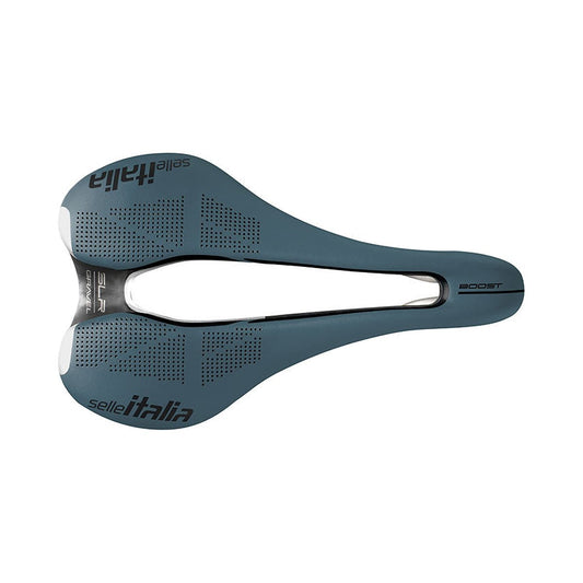 Selle SELLE ITALIA SLR BOOST GRAVEL SUPERFLOW S Rails TI316 Bleu