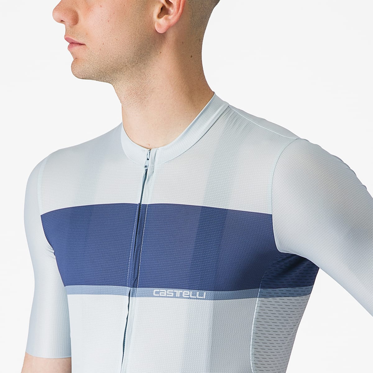Maillot CASTELLI TRADIZIONE Manches Courtes Bleu