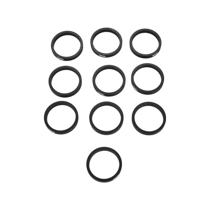 Kit 10 Entretoises de direction DEDA 1 1/8" aluminium hauteur 5mm