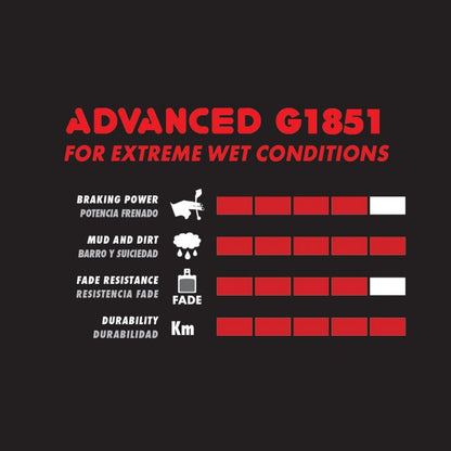 Plaquettes Semi-Métalliques GALFER ADVANCED Avid Code (>2011) / Sram Guide RE / Motive