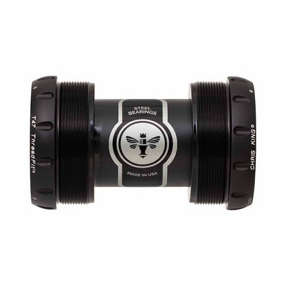 Boîtier de Pédalier CHRIS KING ThreadFit T47 30x 68/73 mm Noir Mat