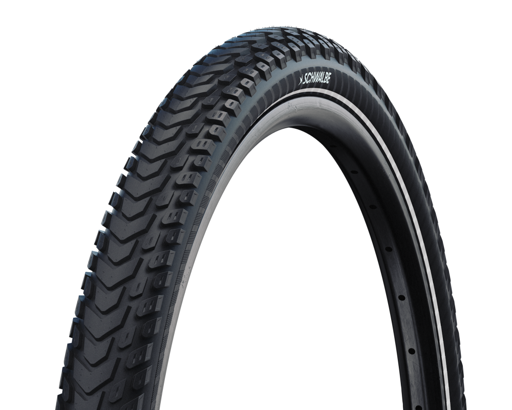 Pneu SCHWALBE MARATHON MONDIAL 700x50 ADDIX V-Guard Reflex TubeType Souple Noir