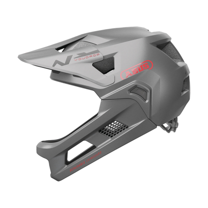 Casque VTT ABUS YOUDROP FF Junior Ti Silver