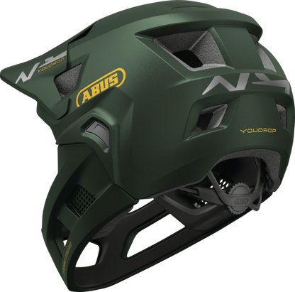 Casque VTT ABUS YOUDROP FF Junior Moss Vert
