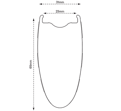 Roue Avant SCOPE Artech 8.T Tubeless Ready (Centerlock) Blanc