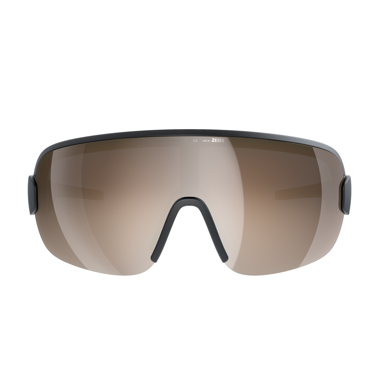 Lunettes POC AIM Noir Verre Clarity Trail Partly Sunny Silver