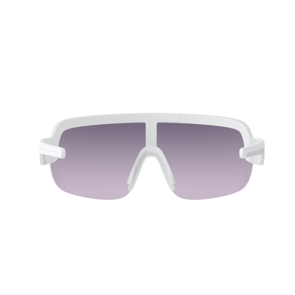 Lunettes POC AIM Blanc Verre Clarity Road Sunny Silver