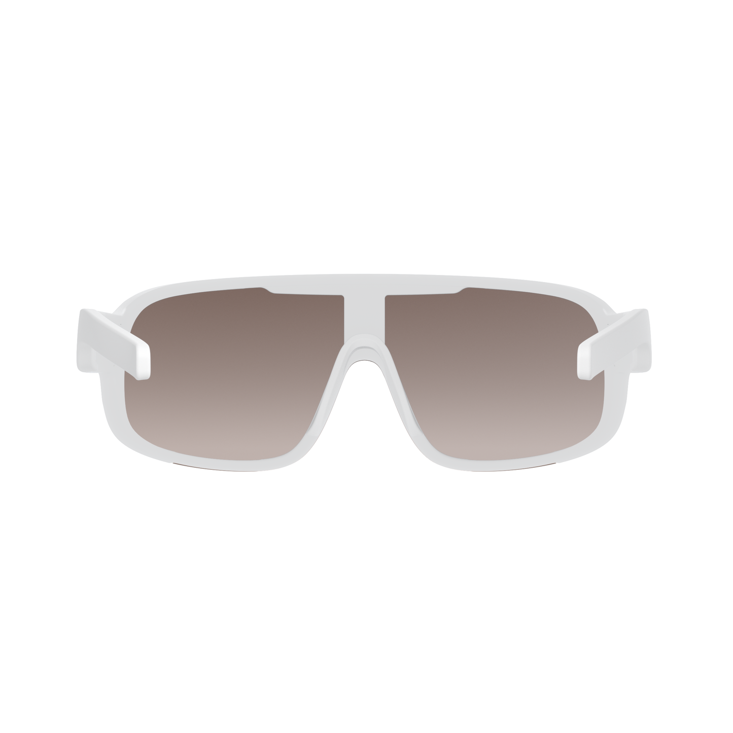 Lunettes POC ASPIRE MID Blanc Verre Clarity Trail Partly Sunny Silver