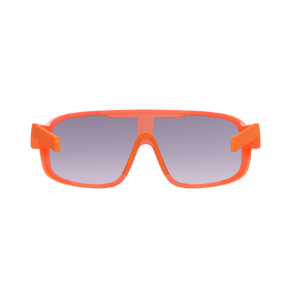Lunettes POC ASPIRE Orange Fluo Translucide Verre Clarity Road Partly Sunny Gold