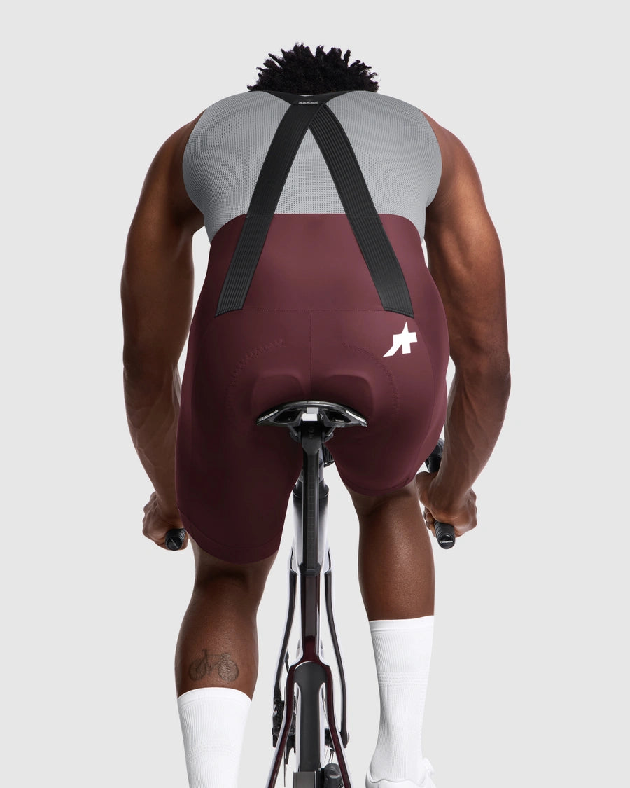 Cuissard Court à Bretelles ASSOS MILLE GT S11 Burgundy Red