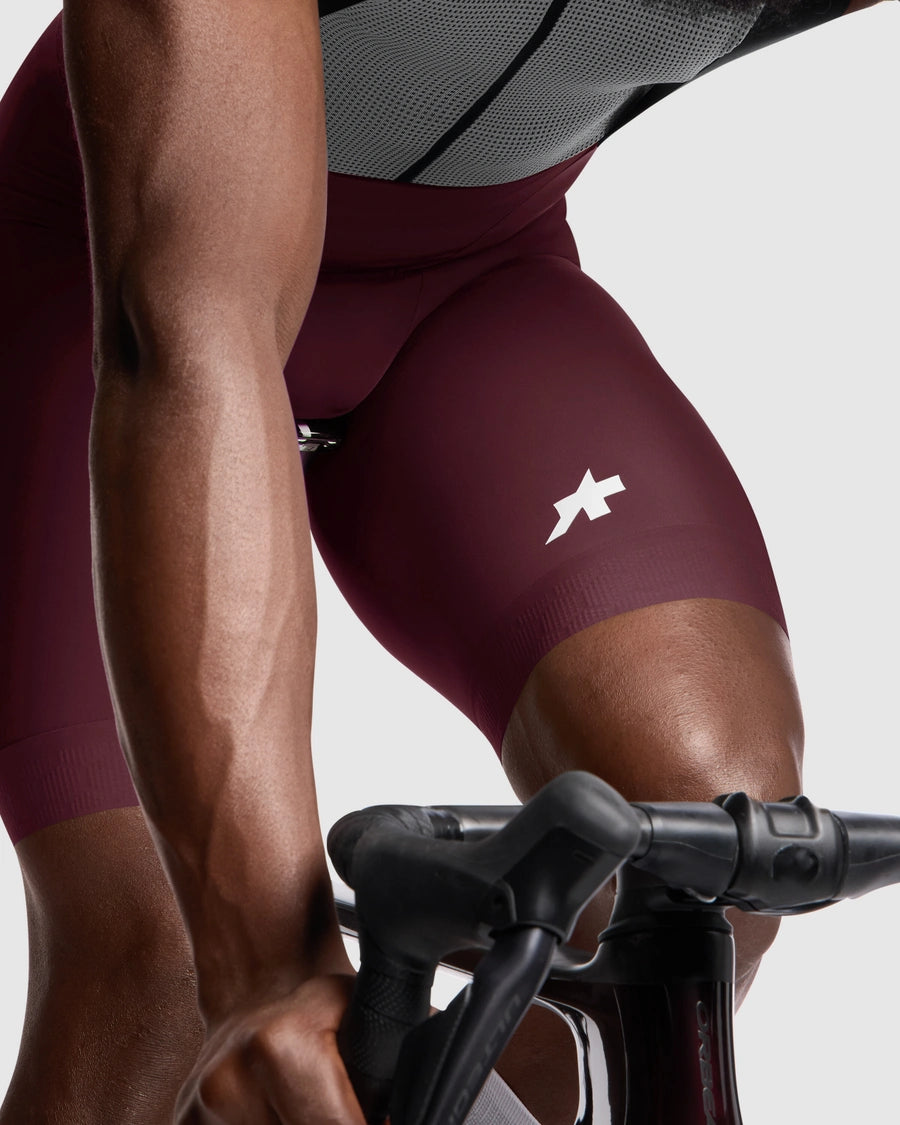 Cuissard Court à Bretelles ASSOS MILLE GT S11 Burgundy Red