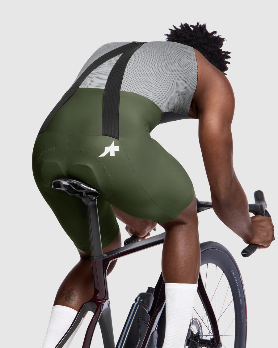 Cuissard Court à Bretelles ASSOS MILLE GT S11 Moss Green
