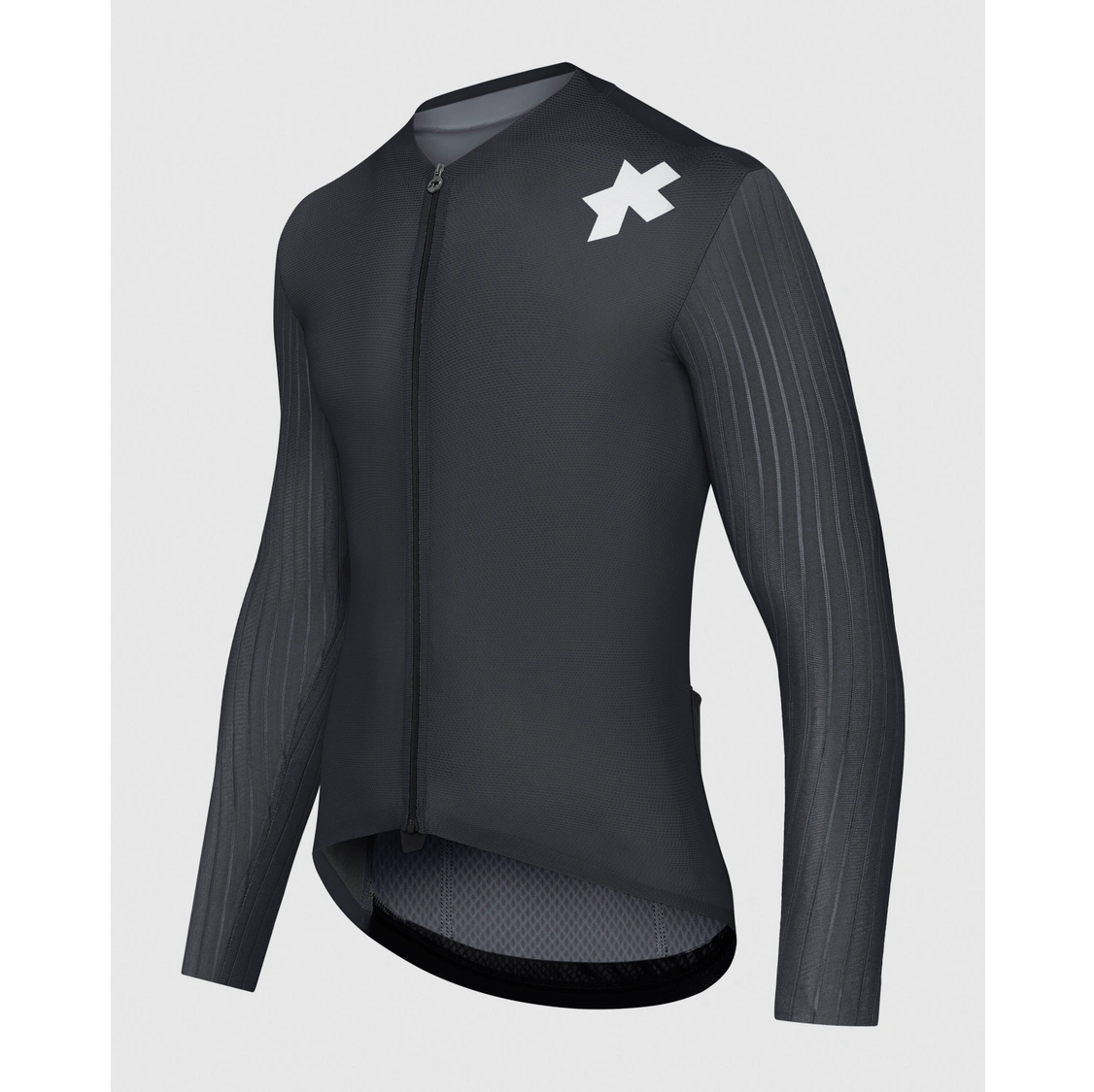 Maillot ASSOS EQUIPE RS S11 Manches Longues Noir/Gris
