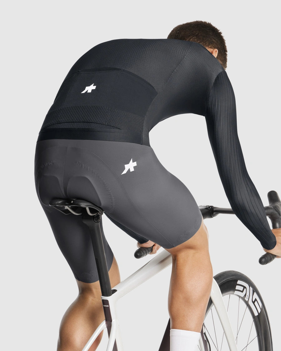 Maillot ASSOS EQUIPE RS S11 Manches Longues Noir/Gris
