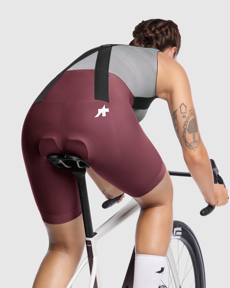 Cuissard Court à Bretelles ASSOS UMA GT S11 Femme Burgundy Red