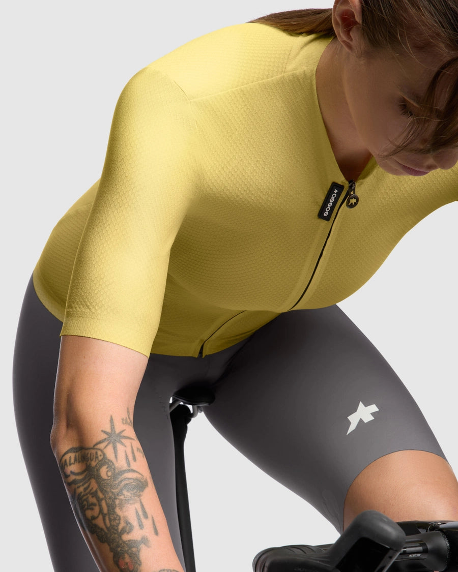 Maillot ASSOS DYORA R S11 Manches Courtes Femme Yellow