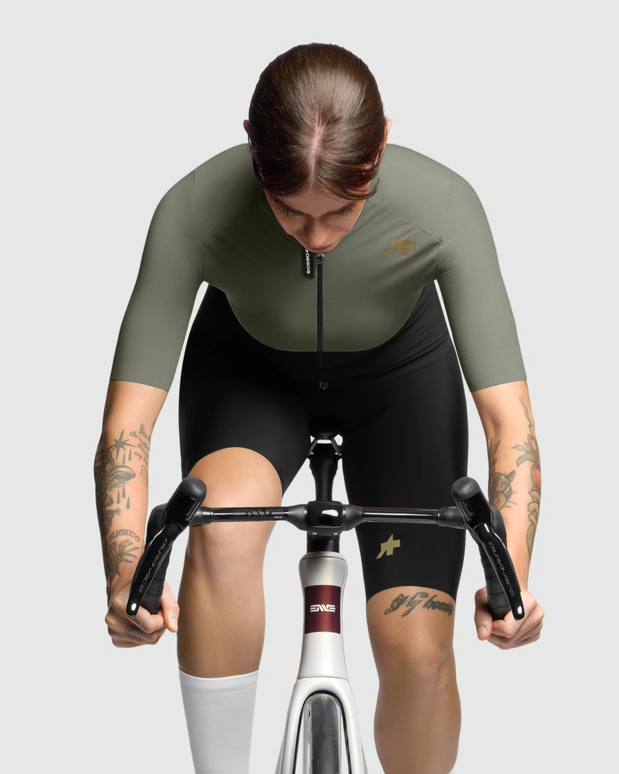 Maillot ASSOS UMA GTV S11 Manches Courtes Femme Vert