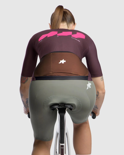 Maillot ASSOS DYORA R S11 We are the A Manches Courtes Femme Bordeaux