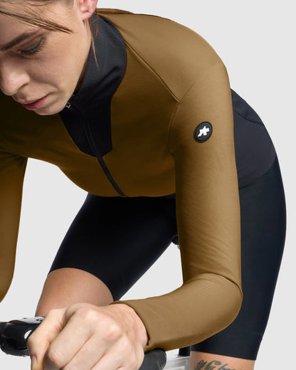Maillot ASSOS DYORA R SPRING FALL S11 Manches Longues Femme Jupiter Gold