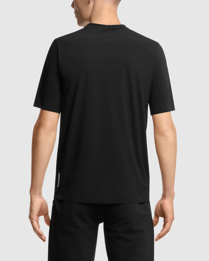 Maillot ASSOS TACTICA POST RIDE T5 Manches Courtes Noir