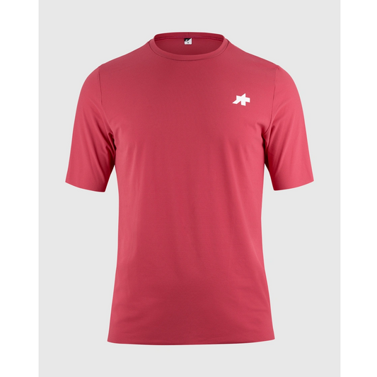 Maillot ASSOS TACTICA POST RIDE T5 Manches Courtes Deep Berry