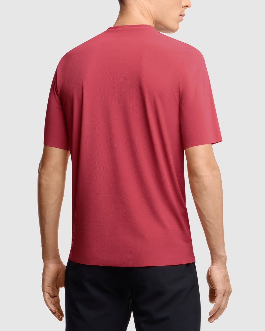 Maillot ASSOS TACTICA POST RIDE T5 Manches Courtes Deep Berry
