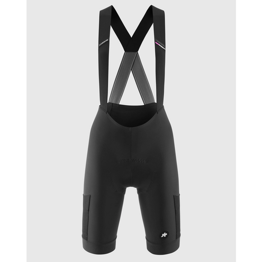 Cuissard Court à Bretelles ASSOS TACTICA KIESKAFER T5 GRAVEL Femme Noir