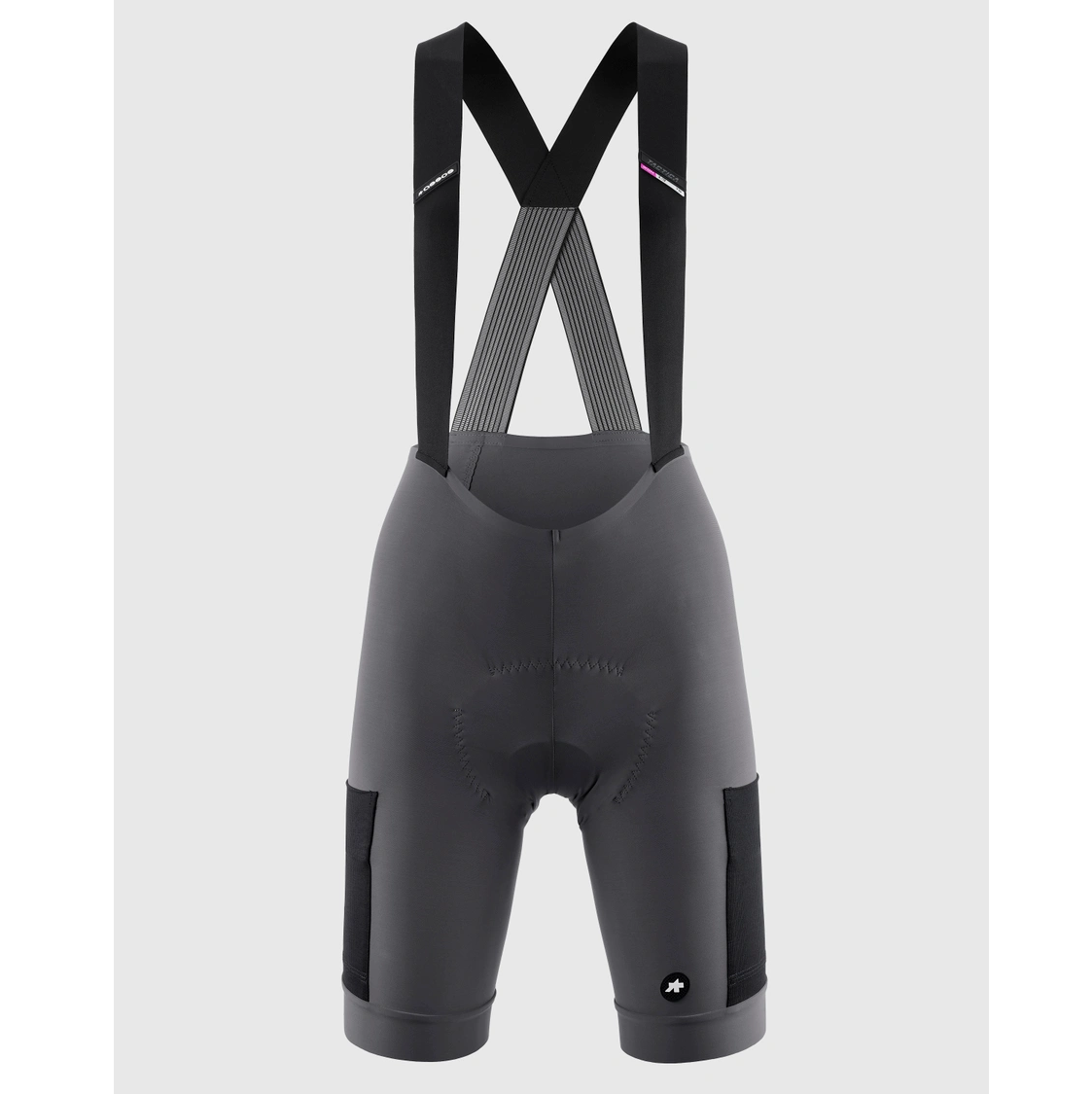 Cuissard Court à Bretelles ASSOS TACTICA KIESKAFER T5 GRAVEL Femme Gris