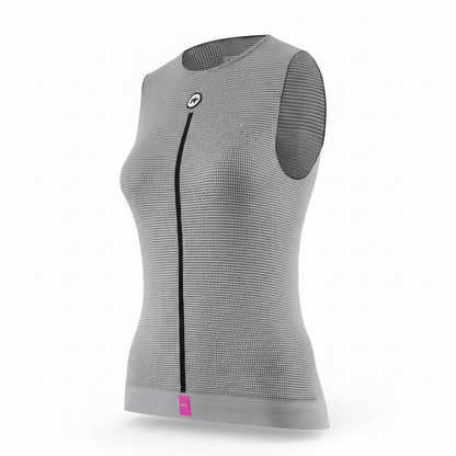 Sous-Vêtement ASSOS NS SKIN LAYER P1 Sans Manches Femme Gris