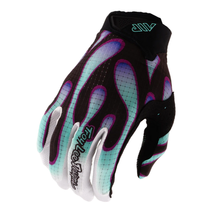Gants TROY LEE DESIGNS AIR OVERSPRAY Junior Noir/Real Teal