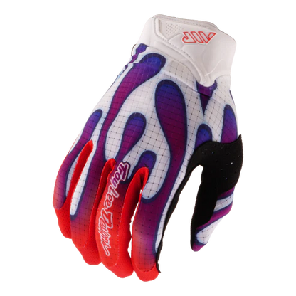Gants TROY LEE DESIGNS AIR OVERSPRAY Blanc/Violet