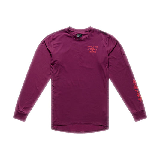 Maillot TROY LEE DESIGNS RUCKUS RIDE LOCKDOWN Manches Longues Sangria