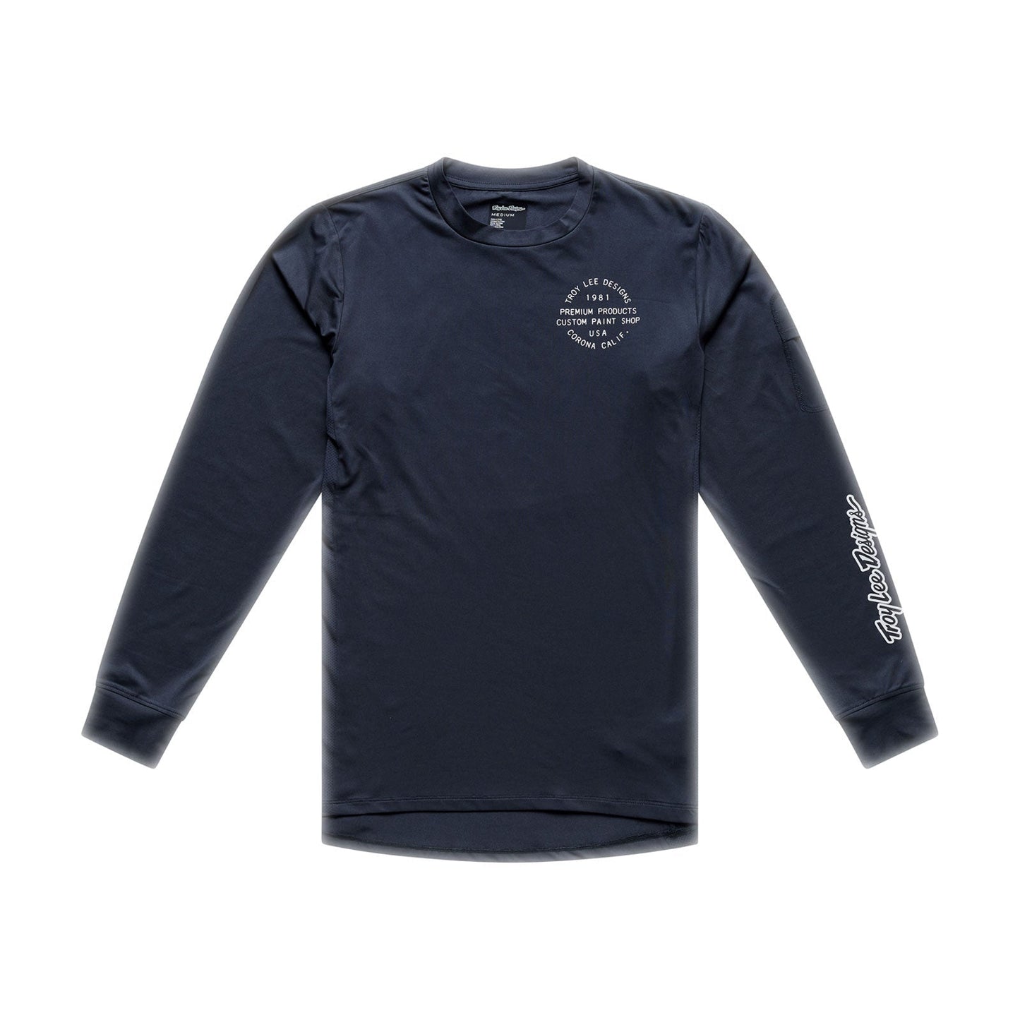 Maillot TROY LEE DESIGNS RUCKUS RIDE PRESSED Manches Longues Carbon