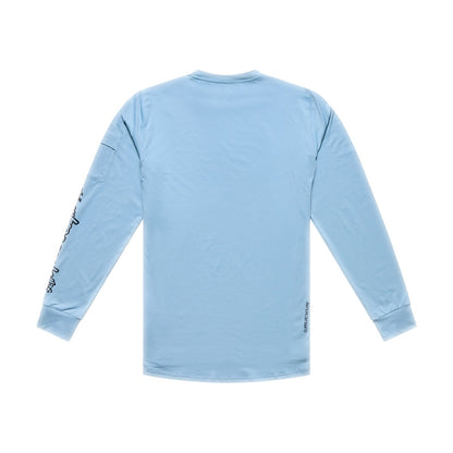 Maillot TROY LEE DESIGNS RUCKUS RIDE WAVES Manches Longues Bleu
