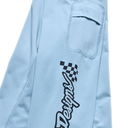 Maillot TROY LEE DESIGNS RUCKUS RIDE WAVES Manches Longues Bleu