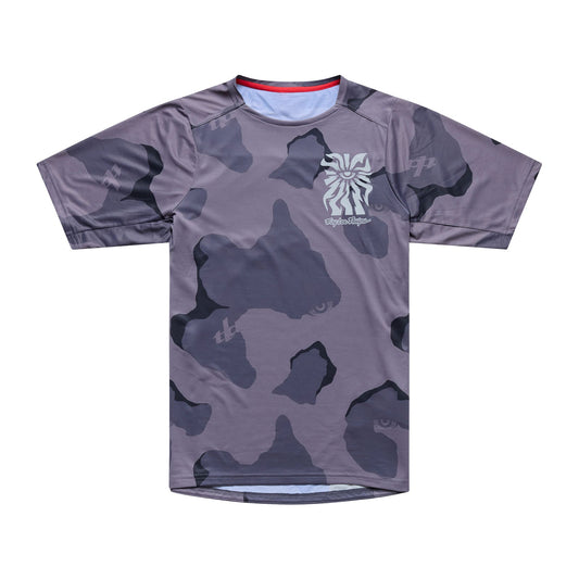 Maillot TROY LEE DESIGNS SKYLINE PRO FLOW CAMO Manches Courtes Carbon