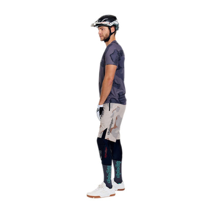 Maillot TROY LEE DESIGNS SKYLINE PRO FLOW CAMO Manches Courtes Carbon