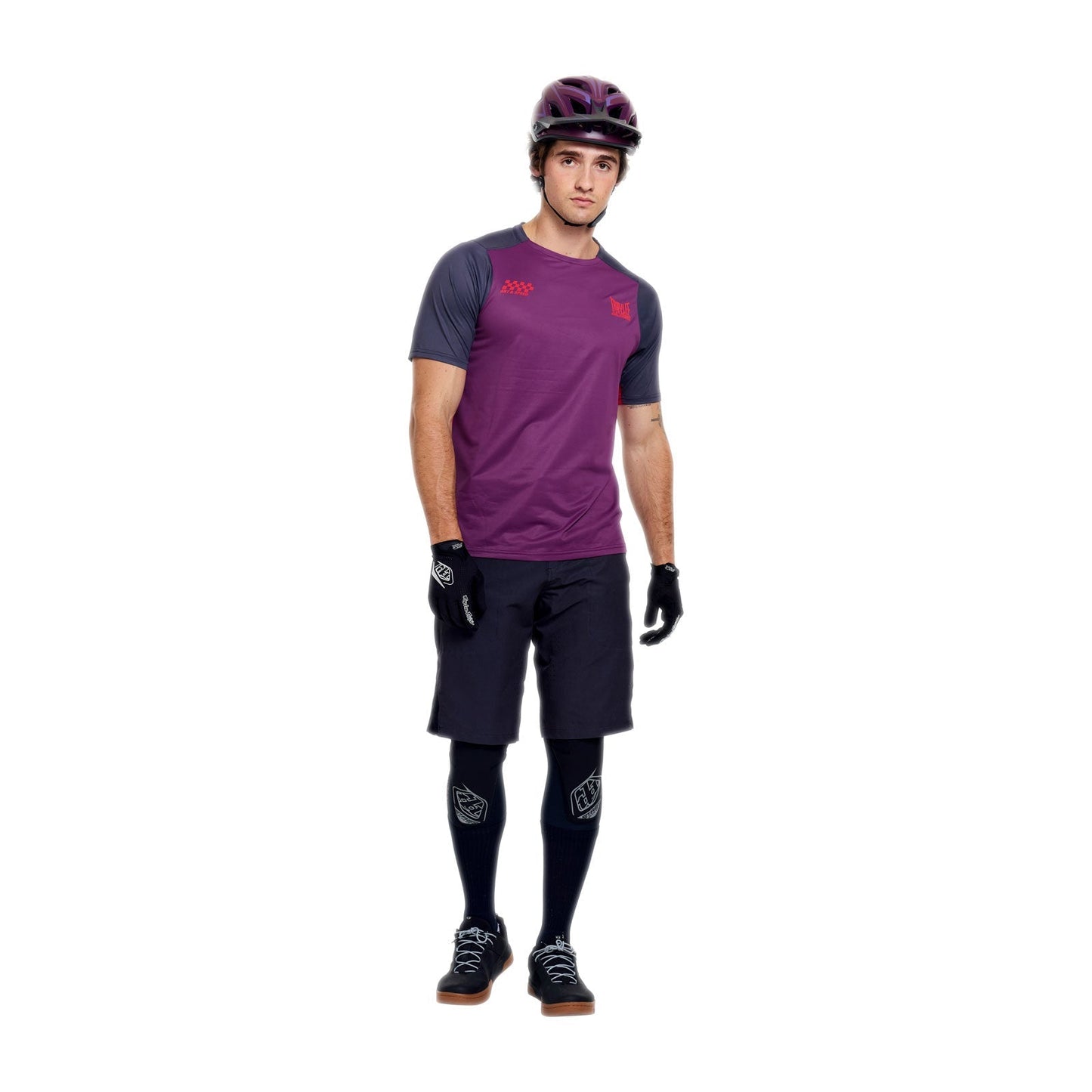 Short TROY LEE DESIGNS SKYLINE PRO MONO Carbon avec Liner BN3TH