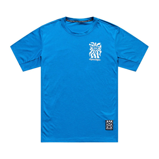 Maillot TROY LEE DESIGNS SKYLINE RIDE ONE EYE AERO Manches Courtes Bleu