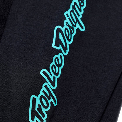 Maillot TROY LEE DESIGNS SKYLINE RIDE SIGNATURE Manches Longues Noir/Turquoise