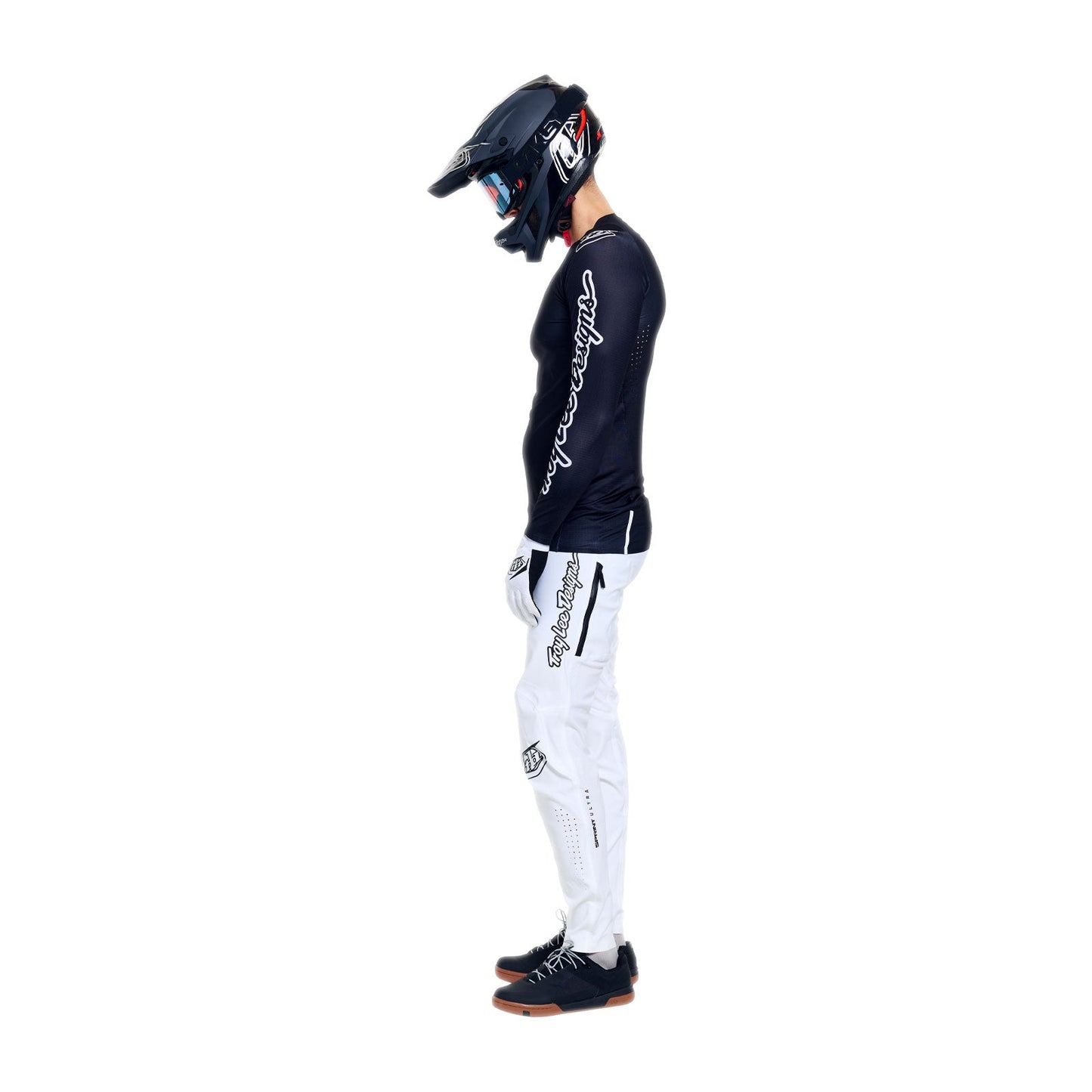 Maillot TROY LEE DESIGNS SPRINT ULTRA MONO Manches Longues Noir